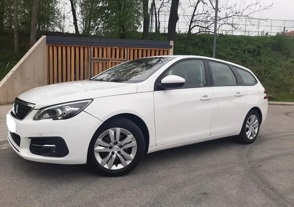 kisielice Peugeot 308 cena 51600 przebieg: 112000, rok produkcji 2019 z Kisielice